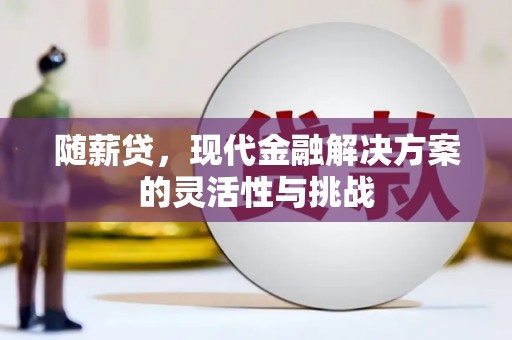 迁西随薪贷，现代金融解决方案的灵活性与挑战