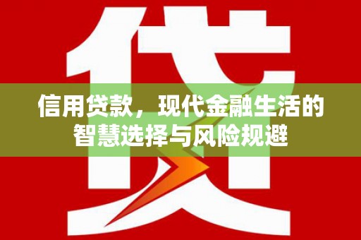隆子信用贷款，现代金融生活的智慧选择与风险规避