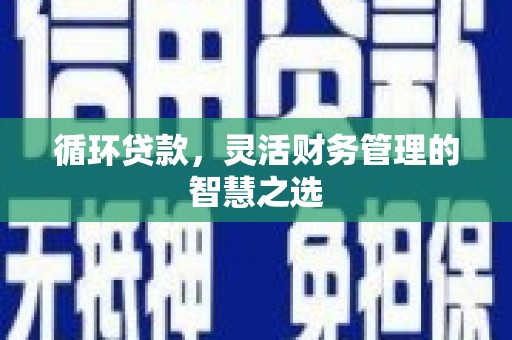 红星循环贷款，灵活财务管理的智慧之选