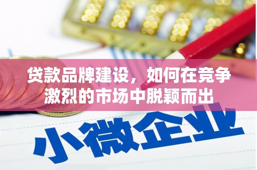 左镇贷款品牌建设，如何在竞争激烈的市场中脱颖而出