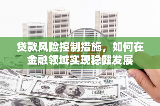 埌东贷款风险控制措施，如何在金融领域实现稳健发展