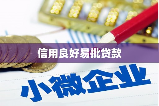 汉源信用良好易批贷款