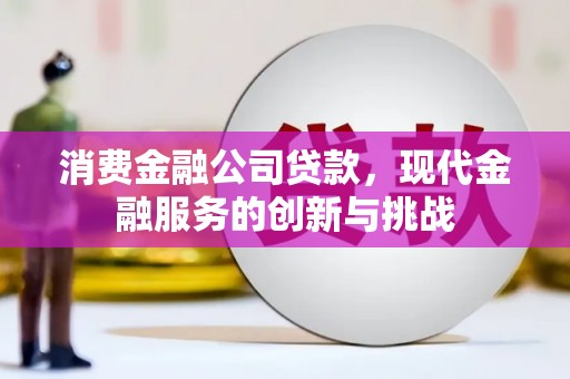 吴川消费金融公司贷款，现代金融服务的创新与挑战