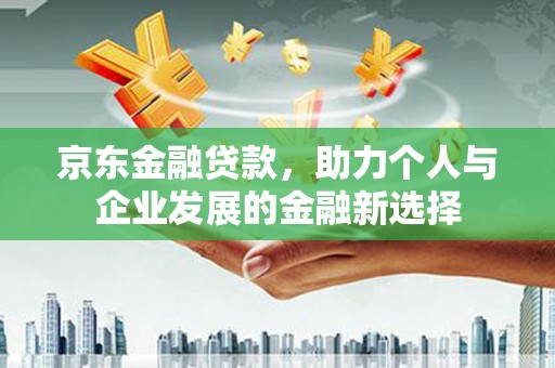 涧西京东金融贷款，助力个人与企业发展的金融新选择