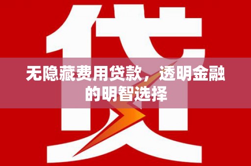 莿桐无隐藏费用贷款，透明金融的明智选择